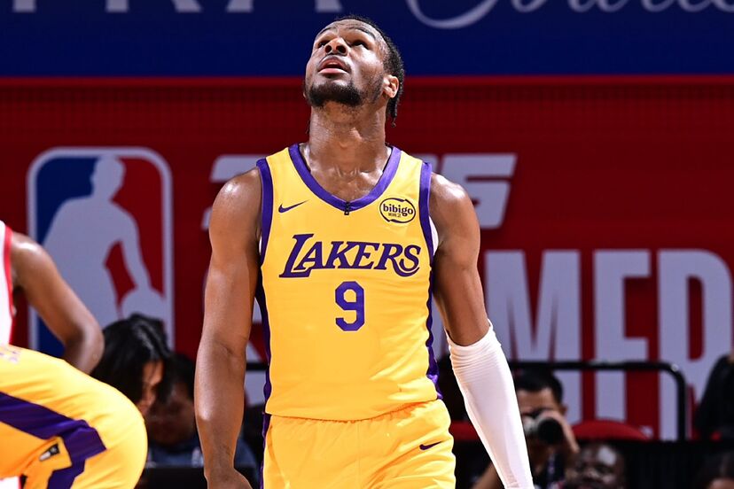 Das Versprechen zwischen Bronny James und dem Mädchen